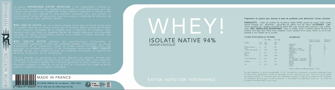 Whey Isolate Native 94% - Issue du lait 100% français - Image 6