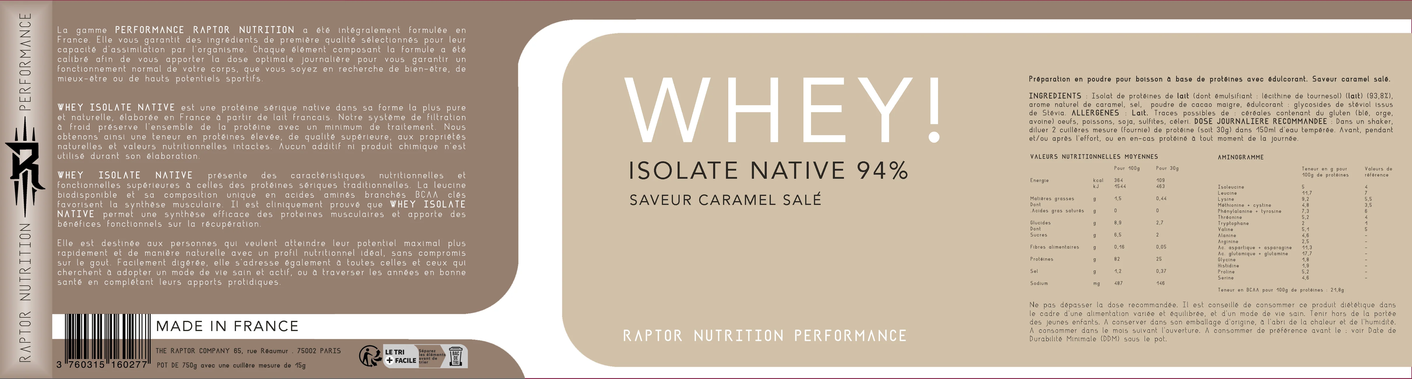 Whey Isolate Native 94% - Issue du lait 100% français - Image 8